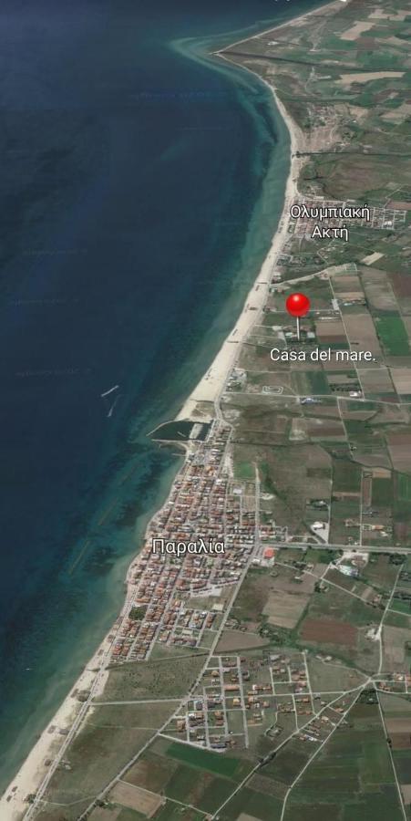 Villa Casa Del Mare Paralía Exterior foto